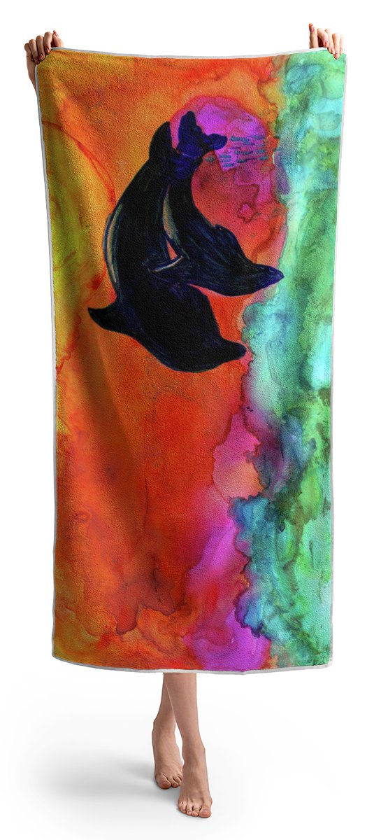 KizCheerios's tweet photo. Dolphins Leaping Into The Sunset is a bright and summery piece that always puts a smile on my face when I look at it. Have it as a wall piece, beach towel, cell phone case and more! https://t.co/sWLa4yM73C #wallprints #dolphins🐬 #sunsetartwork #homedecor https://t.co/97cQ9C7Mq7