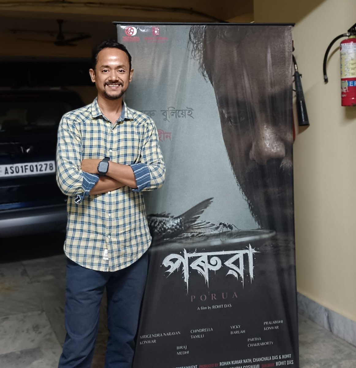 KonwarMrigen's tweet photo. At the screening of our film Porua with the cast &amp; Crew. https://t.co/BZrqmYqQhf