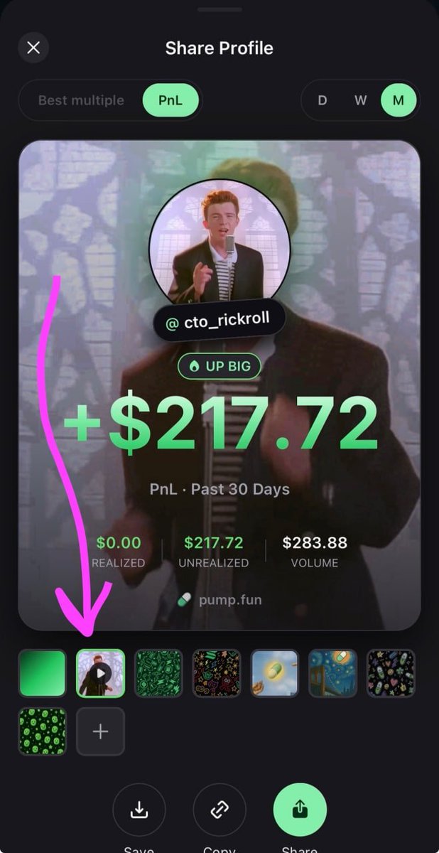 DefiRabbitHole's tweet photo. I found something...

- Top 5 meme
- Bitcoin Lore
- OG PF token
- Normie loved
- Elon Musk lore
- Pumpfun PNLs
- Creator involved
- Infinite Memeability
- Meme used as a verb
- PumpFun/Alon Speculation

Earlier this year, normies on Facebook voted for the greatest meme of all time. 

The winner beat Troll by 15k votes!

It's the same meme AI keeps ranking at the top right alongside $Pepe, $Doge, and $Troll

That meme is solana:Eu8qFQrtyRdTLmjn42vnuVCY26fsZPSbkbyVo31t4xFJ 

When I dove into the lore underneath, I was pleasantly surprised to uncover a ton of alpha:

OG MEME of Pump Fun
@RICKROLLonpf is the OG RickRoll on PF created 2 years and 134 days ago.

@FictionalWealth and @raccoinz CTO'd it. 

They did tons of leg work and built a relationship with the creator @EOTflash (Shawn Cotter). 

Shawn is now receving fees after 19 years of never making a cent from his own meme.

Earler today, Shawn changed his the video description on Youtube to include his X handle connecting him as the rightful owner of RickRoll Meme.

The meme has 1.7 Billion+ views on Youtube!

BITCOIN LORE
In 2011, an anonymous miner hid a RickRoll inside Bitcoin block 142,573.

Making it arguably the first meme ever recorded on-chain.

PUMPFUN PNL Cards
Yesterday, @Pumpfun introduced RickRoll as the gif to be used for PNL cards

With their new competition, people will be seeing this meme constantly.

ELON MUSK

The king of Trolling @elonmusk did what Trolls do.

https://t.co/MC9hrfWHFs is X's own link shortener. Every link on X runs through it.

If you go to https://t.co/lbqXfEDHHC, it leads to the RickRoll video.

If you go to https://t.co/HSKcoEpLJQ it goes to Bing.

If you go to https://t.co/anI2T83G3U it goes to Google.

But the rabbit hole goes deeper.

SPECULATION

While I'm not a wallet sleuth, there is speculation that @a1lon9 and PF are some of the biggest holders. 

For me, this is a bonus and not a determining factor of success.

But instead of me giving you everything, I will let y'all do some digging. 

CONCLUSION
The meme itself has infinite potential to be used to create new memes to RickRoll people and bring the meme back into the spotlight.

For me, it checks a bunch of boxes for memes that do extremely well.

- Top 5 meme
- Bitcoin Lore
- OG PF token
- Normie loved
- Elon Musk lore
- Pumpfun PNLs
- Creator involved
- RickRoll as a verb
- Infinite Memeability
- PumpFun/Alon Speculation

If you like this style of research, I'm going to be writing more about the memes I think can be cycle winners in the coming days.