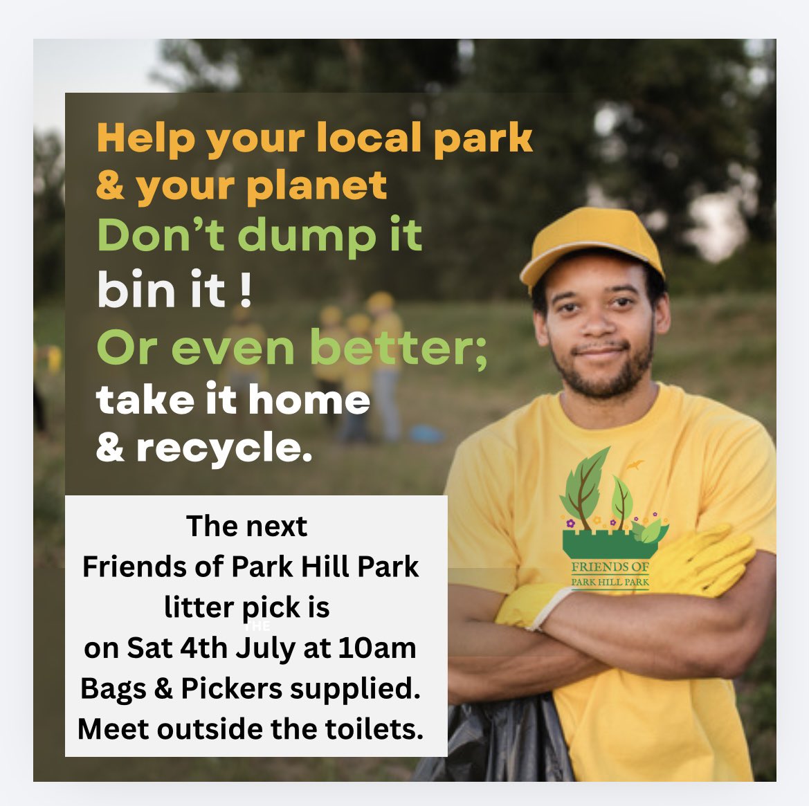 ParkHillFriends's tweet photo. 3 voluntary events this week in -#ParkHillPark
 
Sat 4th July 10am litter pick, meet at the toilets.

Sun 5th July 10am-12 community gardening
In the Walled Garden 

Tues 7th July 6pm-8  twilight community gardening in the walled garden

tools provided, please wear suitable shoes https://t.co/uGRAW83UU8