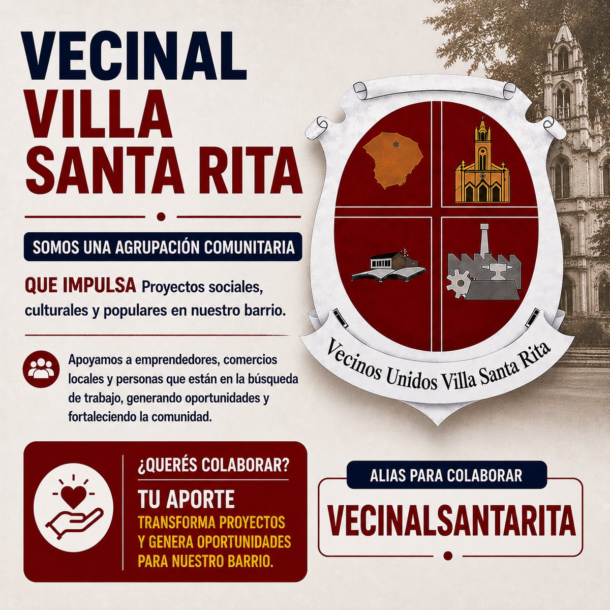 FrancoMTascon's tweet photo. Si queres colaborar todo lo recaudado en invertido para hacer proyectos en el barrio. Búscanos en las plataformas! https://t.co/7qDWAs7S9m