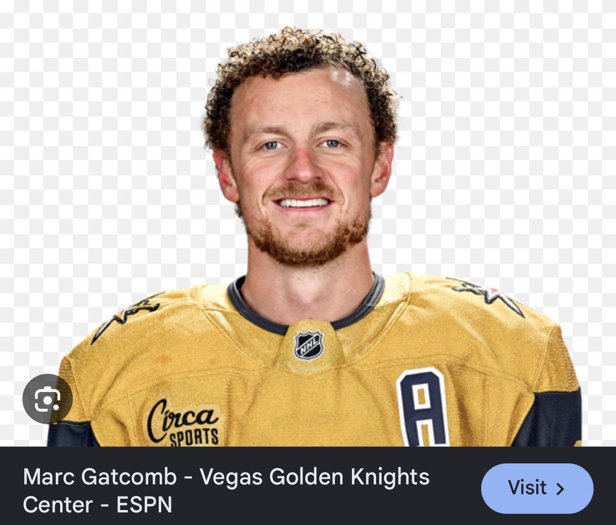 DarkKnightGat's tweet photo. I don’t know much about the Golden Knights…but that’s NOT Marc Gatcomb https://t.co/rvkI3I1kWv