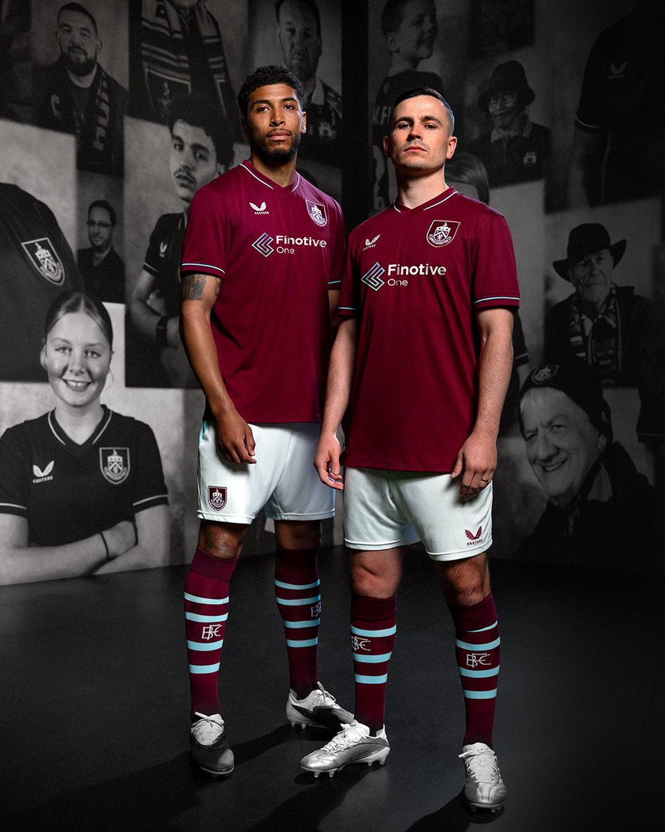 BurnleyOfficial's tweet photo. Home kit locked in 🔒

Shop in-store and online now.