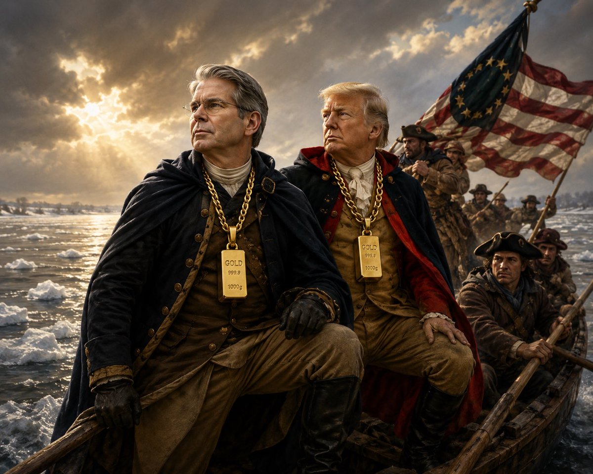 GreyRabbitFin's tweet photo. Imagine reading a history book 100 years from now...

Announcing a gold revaluation between July 5–23 would be like George Washington crossing the Delaware on December 27.

It has to be July 4th.

And it has to happen before Hong Kong gets up and running. https://t.co/zqUUYbHkQc