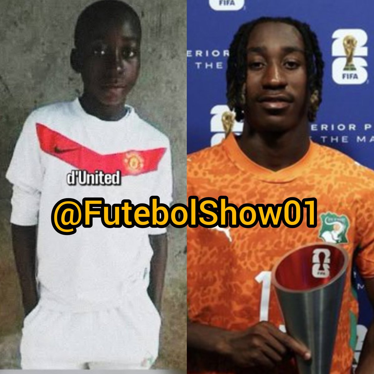 Futebolversati1's tweet photo. 🚨 Yan Diomande, 19 anos. O maior traíra e mentiroso. Primeiro, a camisa do Manchester United por causa de Cristiano Ronaldo. Depois, falou do sonho de jogar no Liverpool. após a eliminação na Copa do Mundo, é o novo reforço do PSG. o negócio pode chegar a €130 milhões. 😅 https://t.co/6FgsMFPbxd