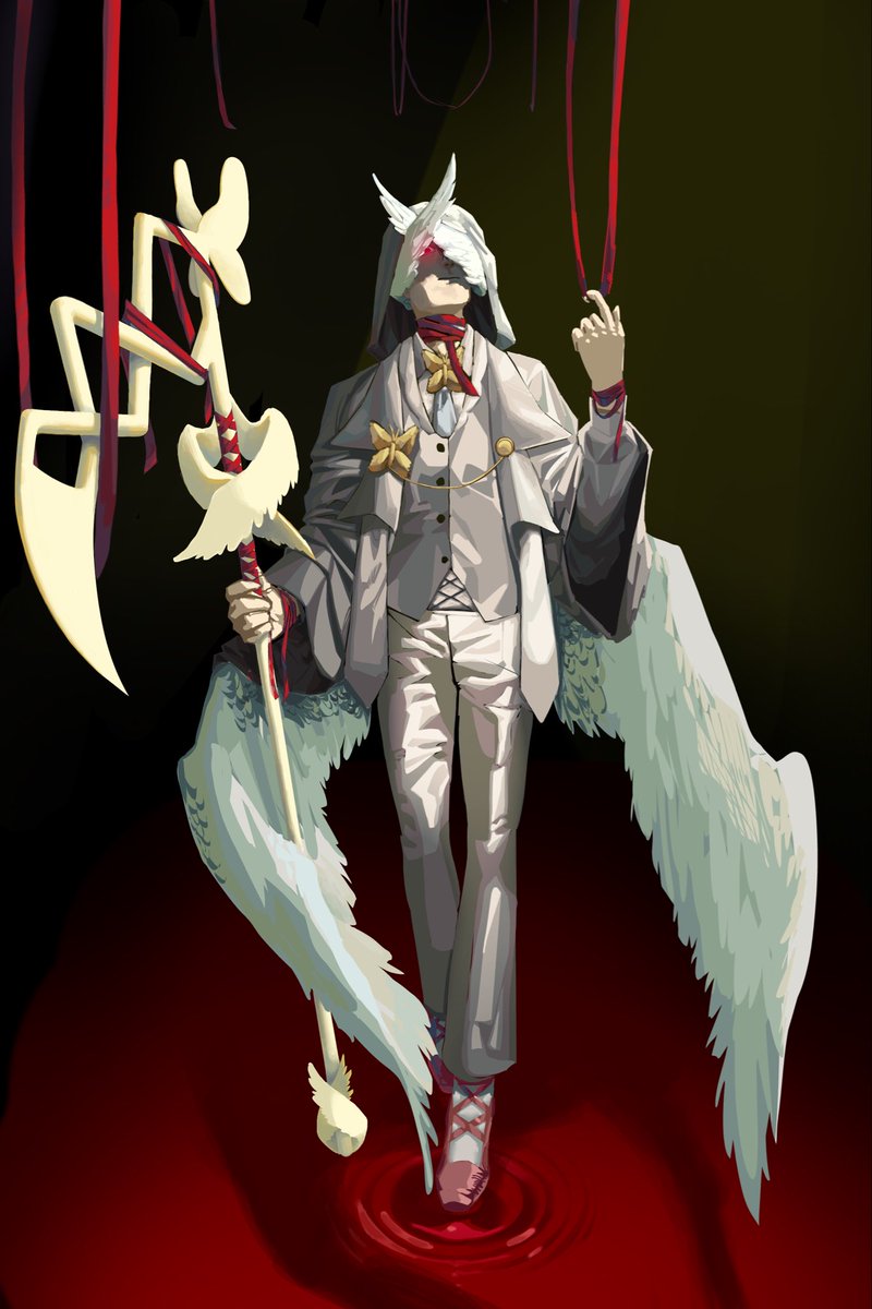 Cat_Box2311's tweet photo. Reverse 1999 inspired style, i got lazy with the background. https://t.co/aQW08RiDPE