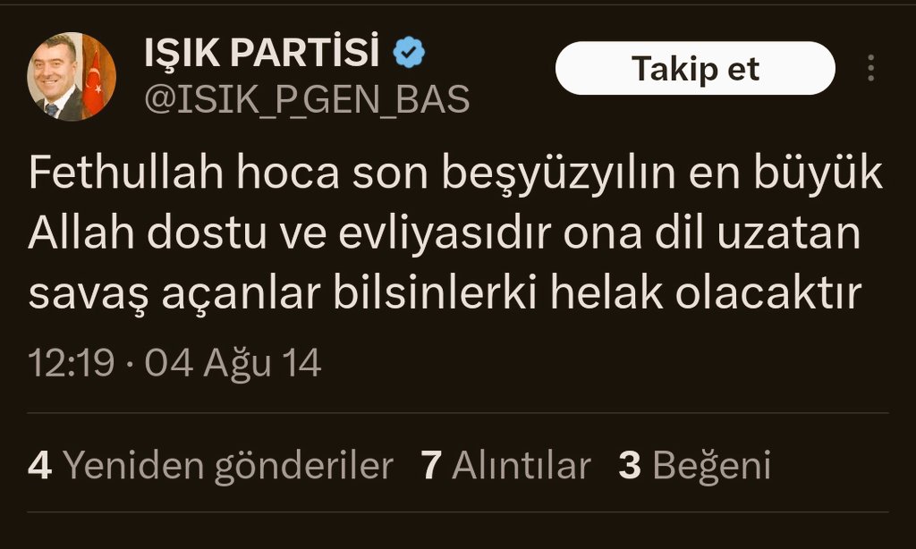 SehirlerGuvenli's tweet photo. Ankara'daki başıboş köpekleri köylere taşıdığını söyleyen şahsın FETÖ elebaşını övdüğü paylaşımları ortaya çıktı.

Paylaşım tarihinin 17-25 Aralık  sürecinin sonrasında olması dikkat çekici. https://t.co/yppGeOLH1R