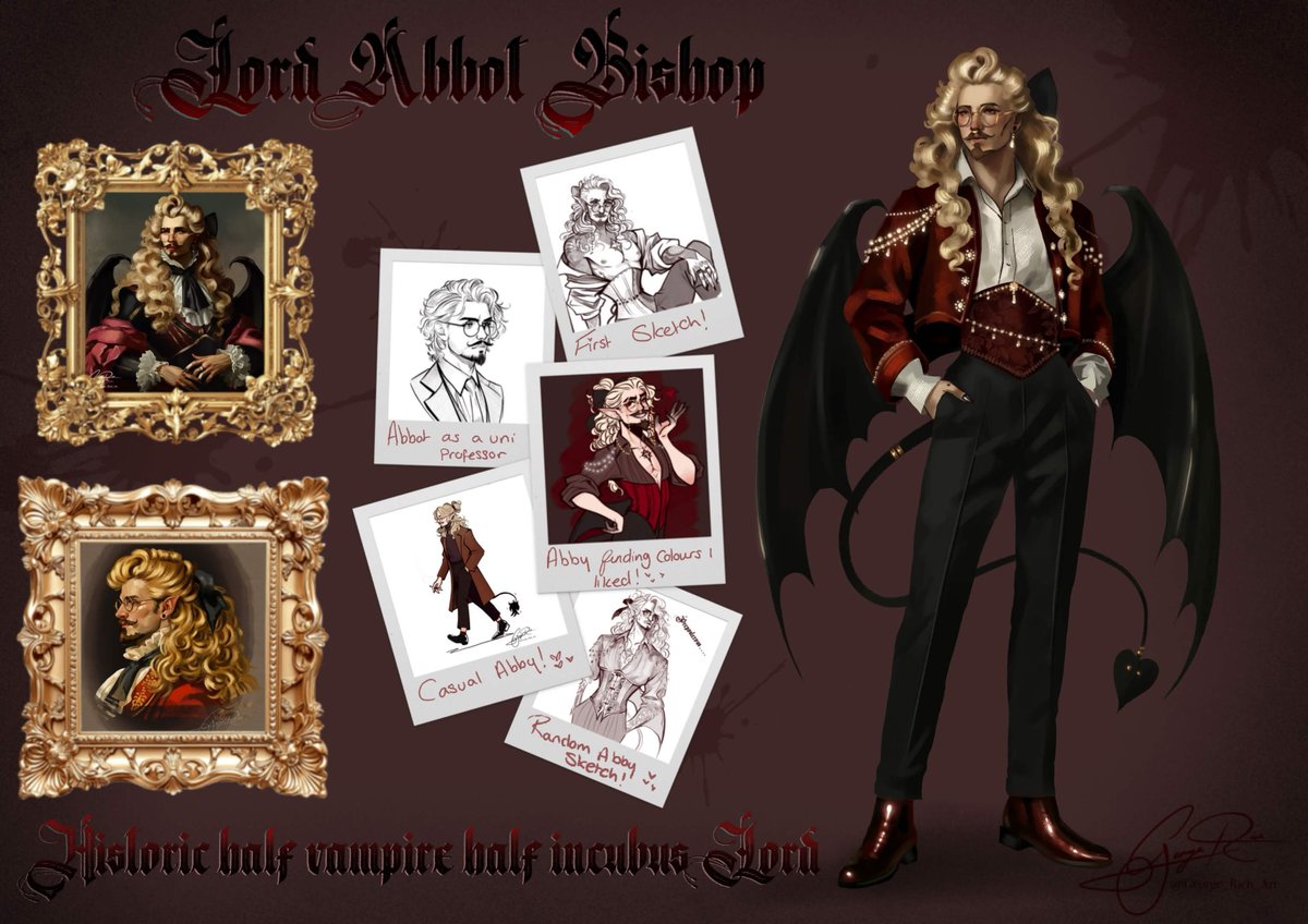 George_Rich_Art's tweet photo. IVE JOINED ARTFIGHT ! (I know its late but im trying !) My only one ive got so far is Abbot 😅

#artfight #teamtragedy #1startfight #artist #artmoots #vampire #incubus #gothic https://t.co/p09Nmizjx2