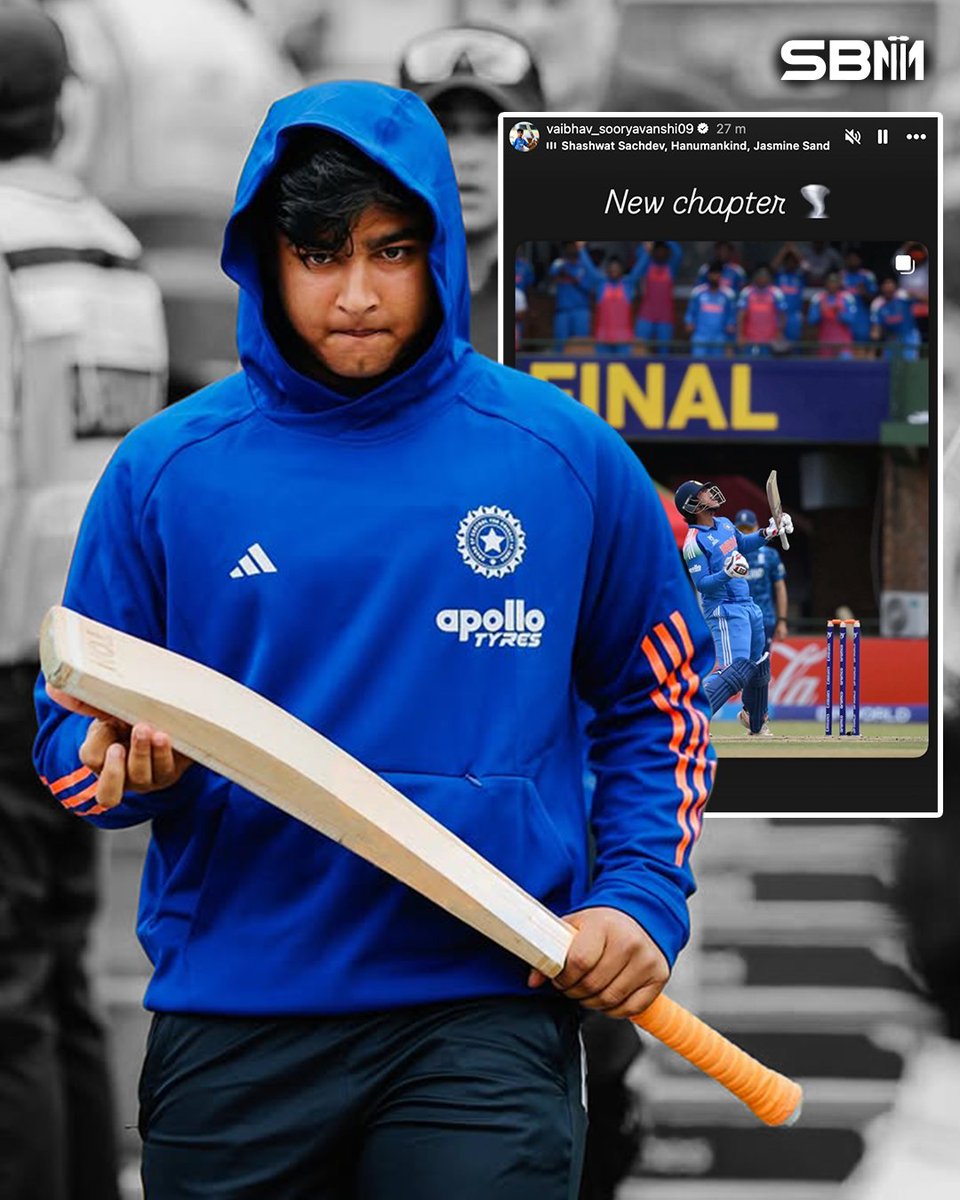 WicketWatcher_'s tweet photo. Is Vaibhav Sooryavanshi hinting at a potential debut in the second T20I against England?
📸: Vaibhav Sooryavanshi/Instagram
#VaibhavSuryavanshi #VaibhavSooryavanshi #ENGvIND #ENGvsIND #SBM https://t.co/3nkijPgZr4