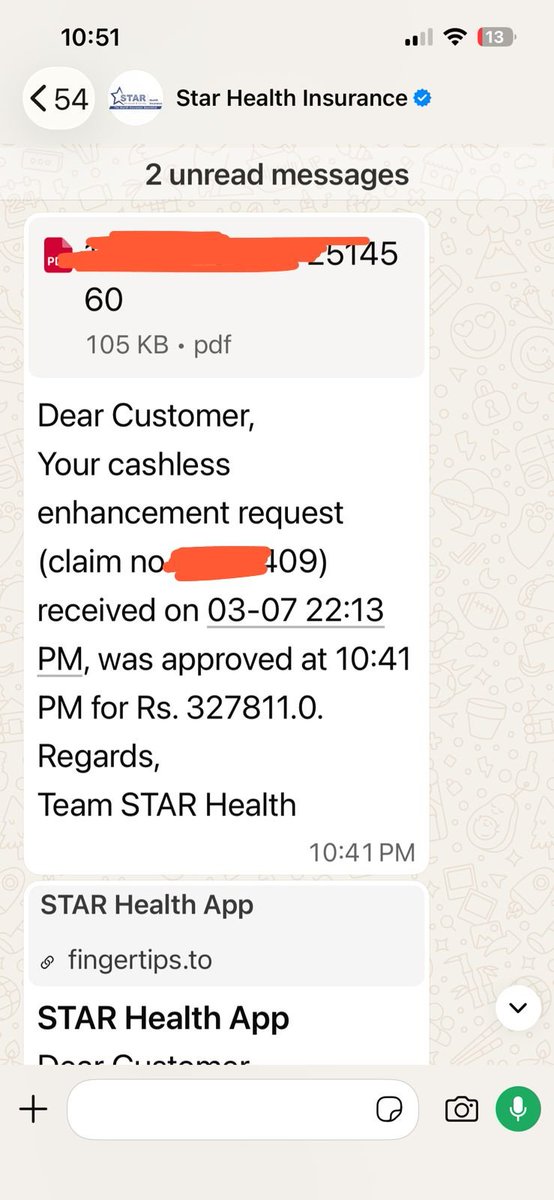 amitbehalll's tweet photo. Update: I'm finally back home and have been discharged. Since the issue has now been resolved, I'll be deleting the original tweet.

Here's what happened:

Initially, on an estimated bill of ₹3.77 lakh, Star Health approved only ₹1.67 lakh. Later, when my final hospital bill came to ₹3.55 lakh, they again approved only ₹2.90 lakh, leaving many essential surgery related expenses unpaid.

After I raised the issue on social media, my claim was reviewed again, and the remaining amount was approved.
I'm grateful that the issue was resolved, but it was also extremely stressful.

 It makes me wonder what would have happened if I didn't have the reach of social media. Would I have ever received the full claim?

A huge thank you to everyone who supported, shared the post, and helped amplify my voice. I'm also sincerely thankful to the entire team at @ManipalHealth and all the doctors, nurses, and staff who took care of me 24×7 throughout my treatment.

My only request to @StarHealthIns if a claim is genuinely payable, please approve it during the normal process. Customers shouldn't have to take their grievances to social media to receive what they're entitled to.

My recovery isn't over yet. I still have follow up visits for stitch removal and physiotherapy. I'll continue sharing my experience and a complete review of the entire claim process once my recovery is complete.