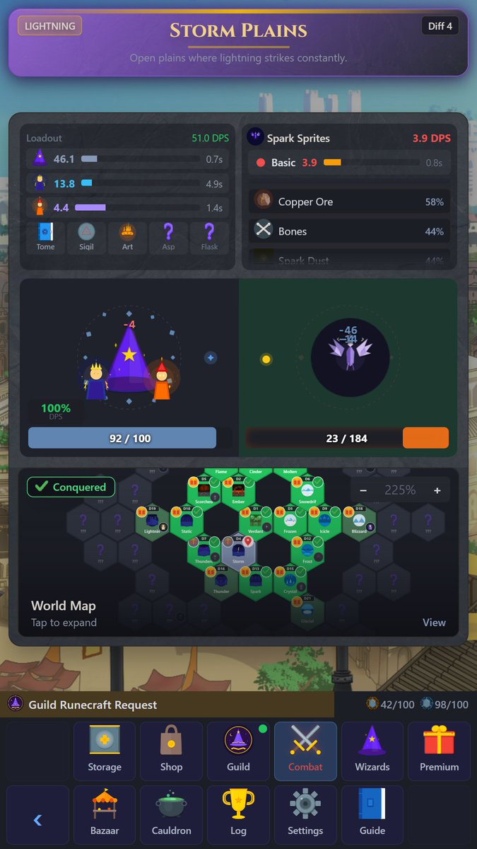 Top_Cog's tweet photo. Archmage Idle is out now on Android, iOS, and Steam! 🧙
Run and upgrade your own Wizard Guild: train Skills, recruit Wizards, conquer foes. Every skill multiplies the others, so it all knits together into one big interconnected machine.
Hope you enjoy it! 😄 https://t.co/e3UNaGoB4G