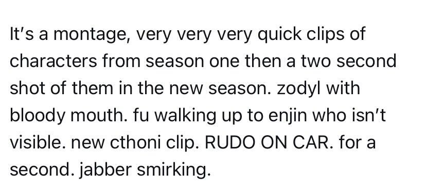 juniesfairies's tweet photo. SNEAK PEAK SPOILERS 

-

-

+ enjin for two seconds but not hair down,,, not very much riyo or zanka iirc it’s like less than a minute. https://t.co/ISdfg9rSNI