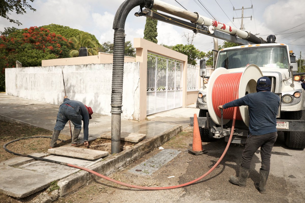 CeciliaPatronL's tweet photo. 🧹✨ Mega Operativo de Servicios en Sambulá

Seguimos enchulando Mérida con el Mega Operativo de Servicios número 25, llevando acciones de limpieza, bacheo, desazolve de rejillas, poda de árboles, desbroce de maleza, recoja de escombro e instalación de luminarias LED y también perforamos nuevos pozos para evitar encharcamientos como parte de la estrategia integral de infraestructura pluvial.

Con trabajo en equipo seguimos construyendo una ciudad más limpia, ordenada, iluminada y preparada para la temporada de lluvias mejorando el entorno de las familias de la colonia Sambulá

#MéridaContigoEsMejor
