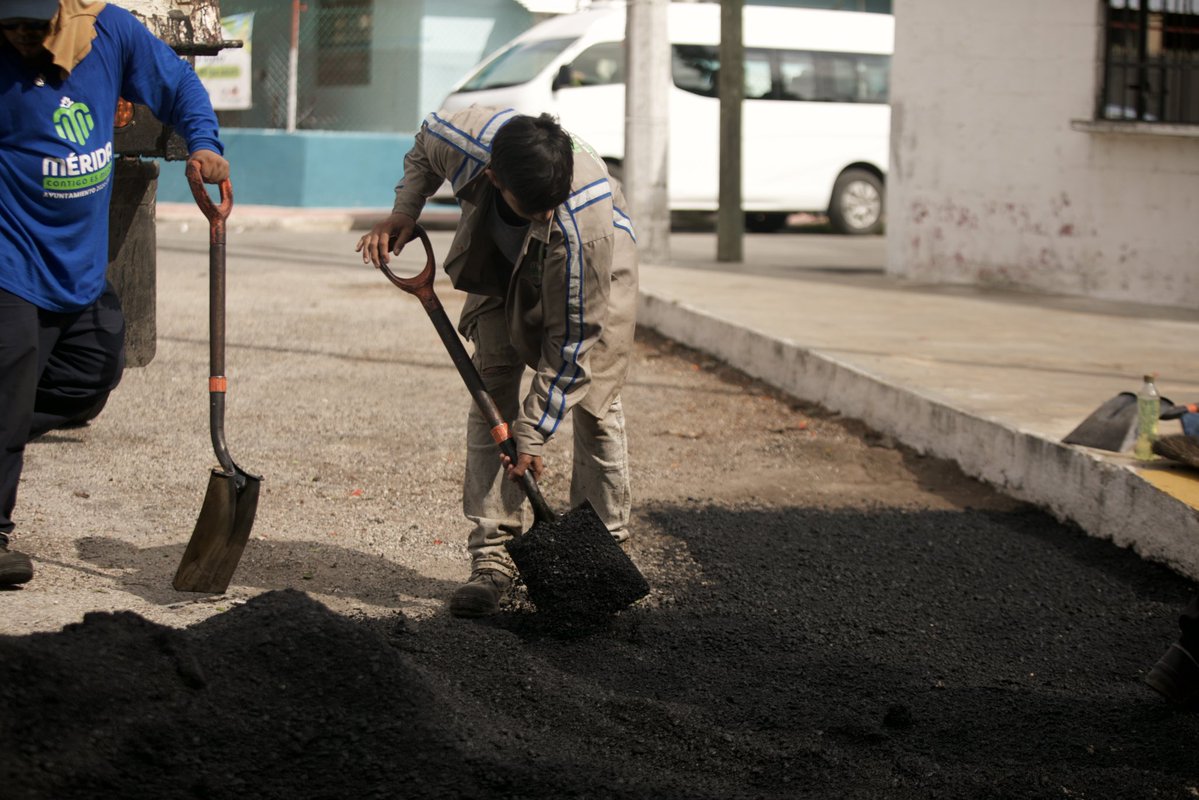 CeciliaPatronL's tweet photo. 🧹✨ Mega Operativo de Servicios en Sambulá

Seguimos enchulando Mérida con el Mega Operativo de Servicios número 25, llevando acciones de limpieza, bacheo, desazolve de rejillas, poda de árboles, desbroce de maleza, recoja de escombro e instalación de luminarias LED y también perforamos nuevos pozos para evitar encharcamientos como parte de la estrategia integral de infraestructura pluvial.

Con trabajo en equipo seguimos construyendo una ciudad más limpia, ordenada, iluminada y preparada para la temporada de lluvias mejorando el entorno de las familias de la colonia Sambulá

#MéridaContigoEsMejor