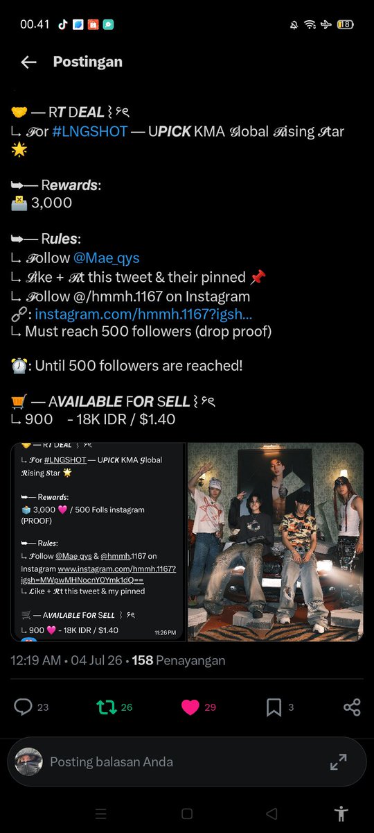 Veii — join rt deals stalk gw tweet media