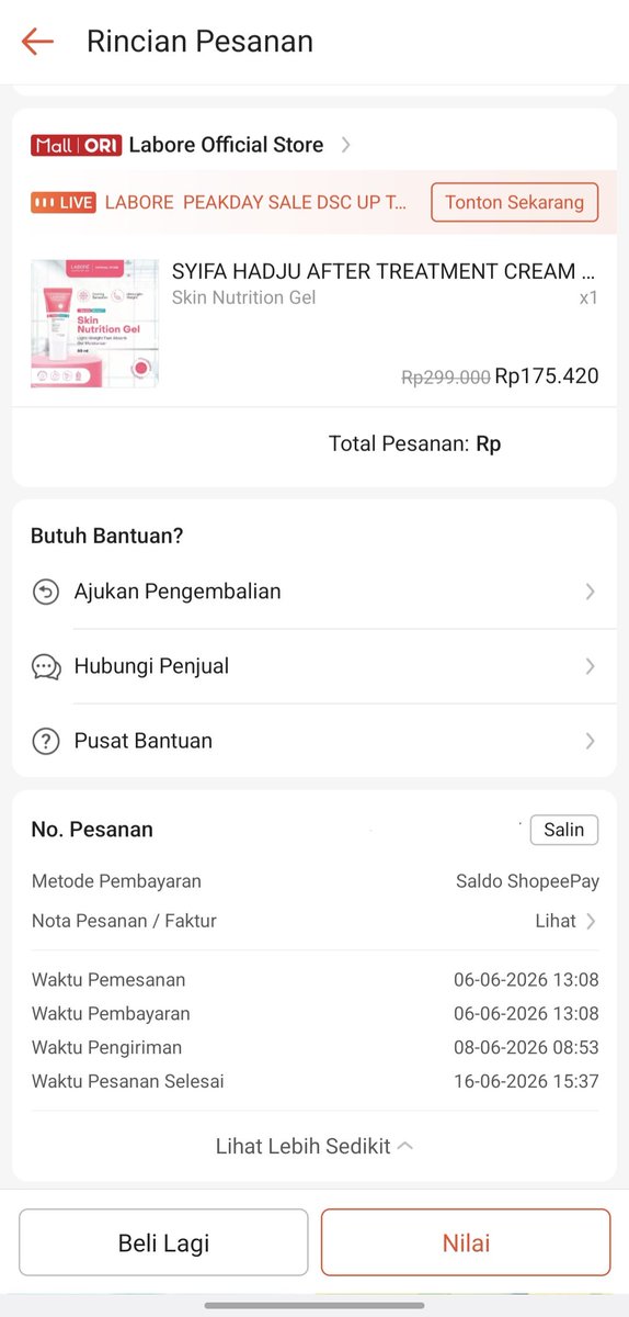 0vaaltine's tweet photo. wts // want to sell
labore skin nutrition gel 50 ml

𐙚˖ 110k inc pack, exc adm oren
𐙚˖ dom palembang 
𐙚˖ new, belum dibuka sama sekali https://t.co/rxhBinycW2