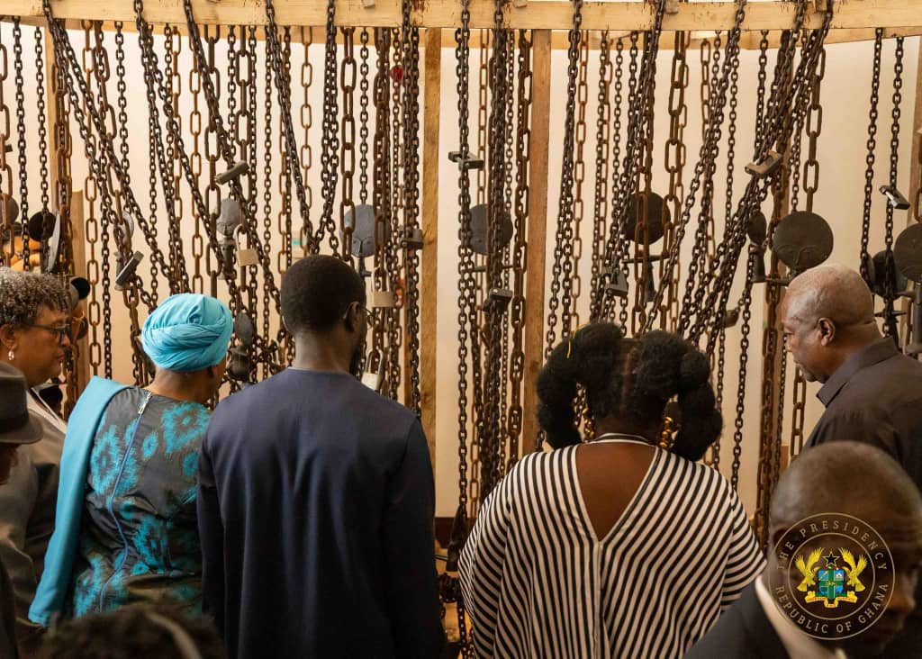 SharonPadi's tweet photo. History was made at the International Reparations Conference, Accra. 
Heads of state from across Africa and the diaspora stood before The Unborn Ancestors . To every descendant and every community still carrying the weight of what was stolen this one was for you. https://t.co/2ytVoHHv5l