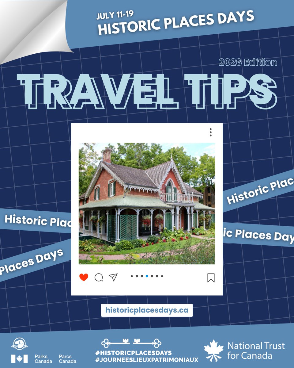 nationaltrustca's tweet photo. #HistoricPlacesDays runs July 11-25! Historic sites cluster nearby, so visit 2-3/day.

---

#JournéesLieuxPatrimoniaux se déroulent du 11 au 25 juillet ! Les sites historiques sont regroupés, alors visitez-en 2-3 par jour. https://t.co/U7M6uwIl1S