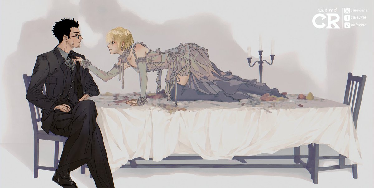 calevvine's tweet photo. interesting feast.
#leopika #hxh #fanart #leorio #kurapika https://t.co/hhyiAJonkY
