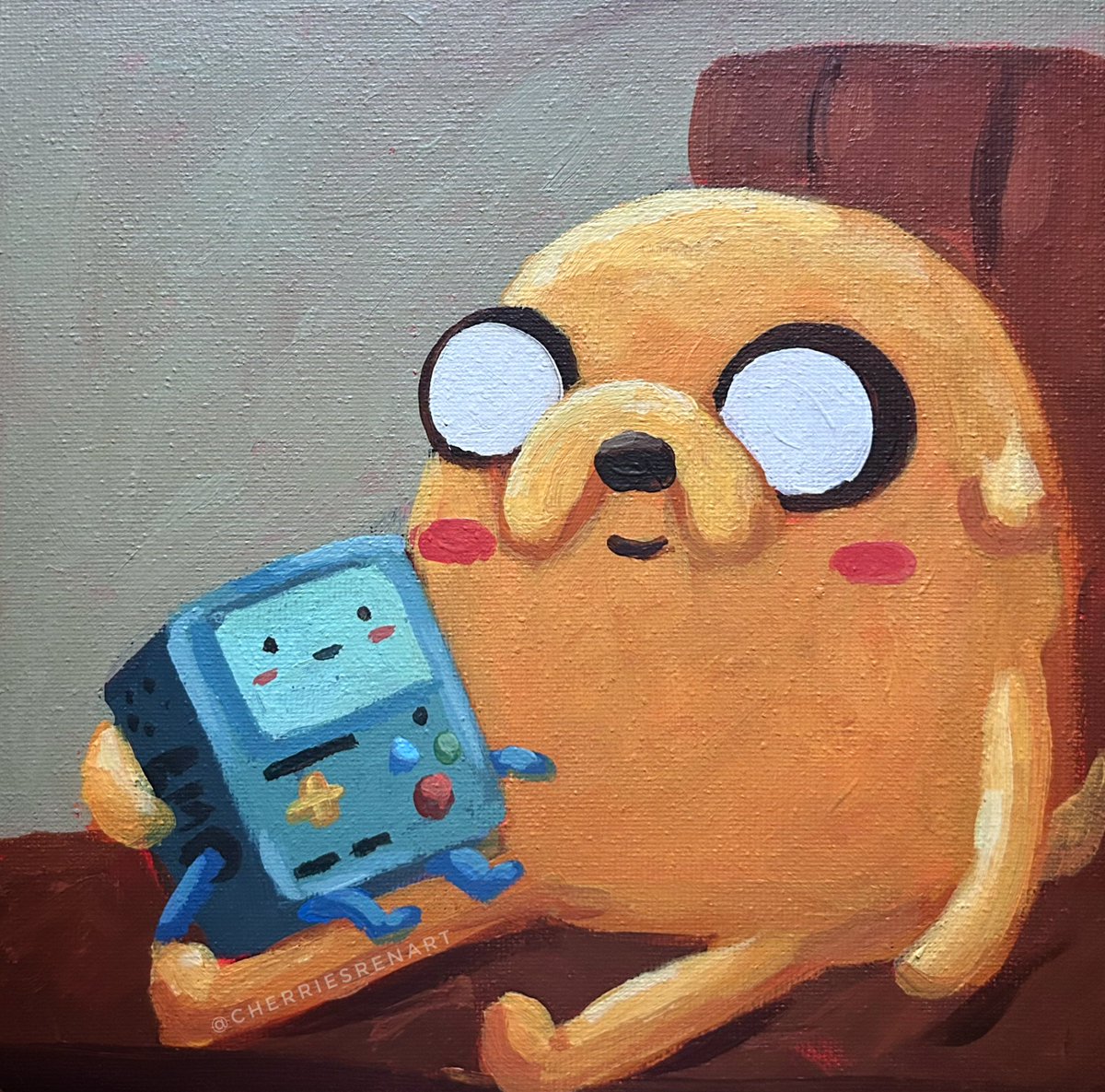 cherriesren's tweet photo. i made this painting the other day :3 https://t.co/rlgOlMRR4c