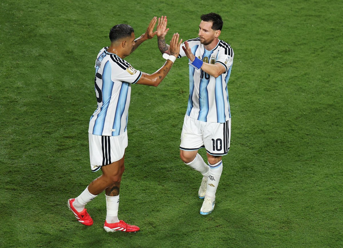 AlbicelesteTalk's tweet photo. Facundo Medina: "We will fight with our lives to give Leo Messi the farewell he deserves." @FIFAWorldCup 🐐 https://t.co/dB8ixDEreR