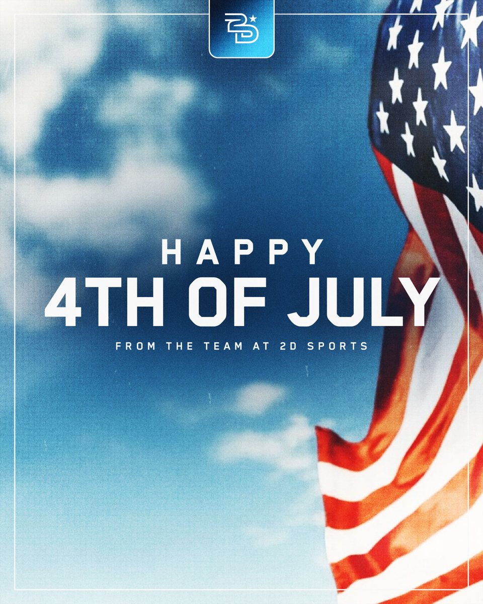 2Dsportsbsb's tweet photo. Happy 250th AMERICA! 🇺🇸⚾
Wishing our players, coaches, and families a safe and fun Independence Day.
#2DBaseball https://t.co/QypG1r8HdD