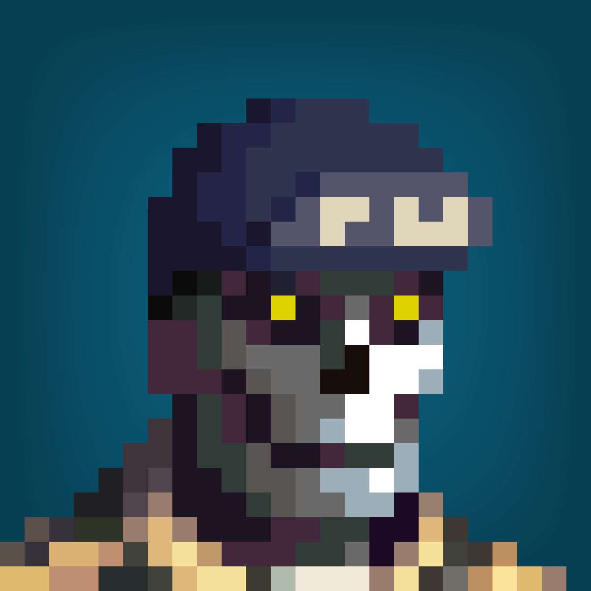 JT0JB7_eth's tweet photo. The PW cap is not a floor trait in the Genuine Undead nft collection

The PW cap may be common and it may seem humble to some from the outside looking in

The PW cap commands respect and expresses a deeper understanding of GU's pixel art culture https://t.co/rHu9FCQjQq