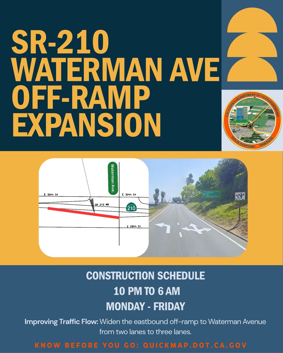 Caltrans District 8 tweet media