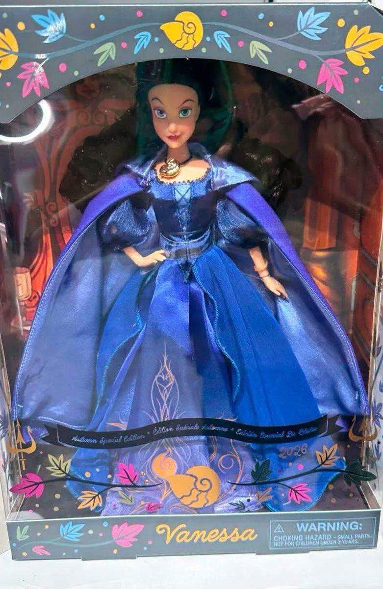 SeeingMount's tweet photo. First look at Disney LE 12 inch Autumn Special Edition Vanessa from The Little Mermaid https://t.co/mj3VcxHiEU