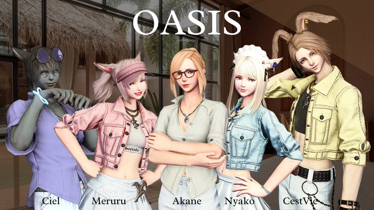 OASIS_ff14's tweet photo. 告知が遅くなり申し訳ございません！
🏝️7/4(土)の追加予約を開始しています🏝️

🔸予約フォーム
https://t.co/DBa1xFbfAL

🔹予約期間　～当日20:00
同席や同じキャストで複数枠のご予約も可能です

🔸空き状況
　めるる▶22時・24時
　シエル▶24時
　あかね▶22時

#OASIS_ff14 https://t.co/XkHy6gGbJm