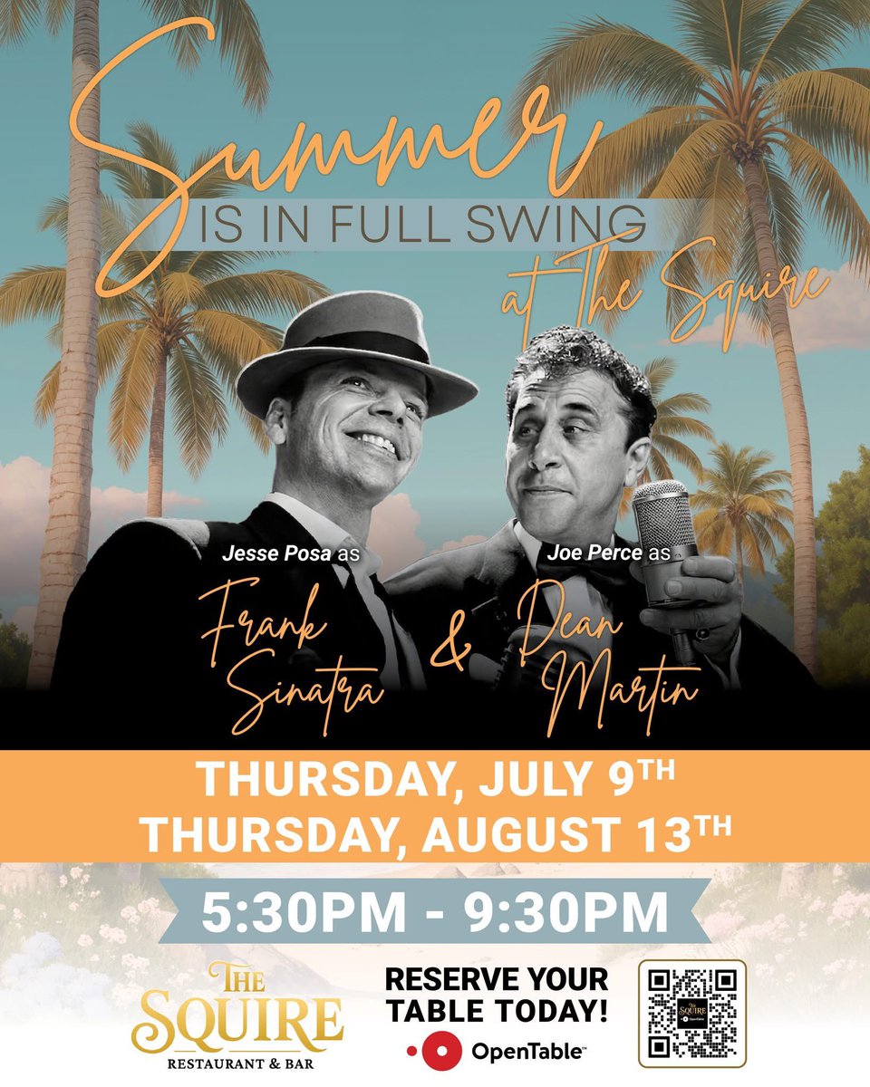 SwingingRatPack's tweet photo. Swingin' in the Summertime! https://t.co/CtkqDrvyO1