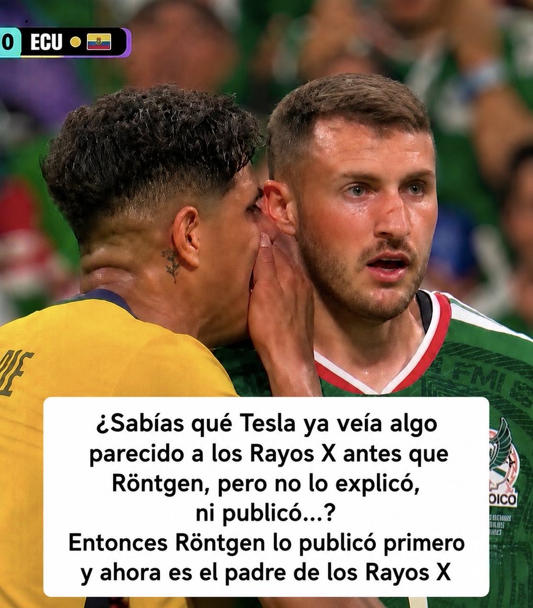 gav_rx's tweet photo. ¡Ya sabemos que dijo Piero!
Tenemos un pequeño chisme histórico sobre cómo se descubrieron los rayos X.
#Tesla #Roentgen #RayosX https://t.co/tyL7KDn69Z