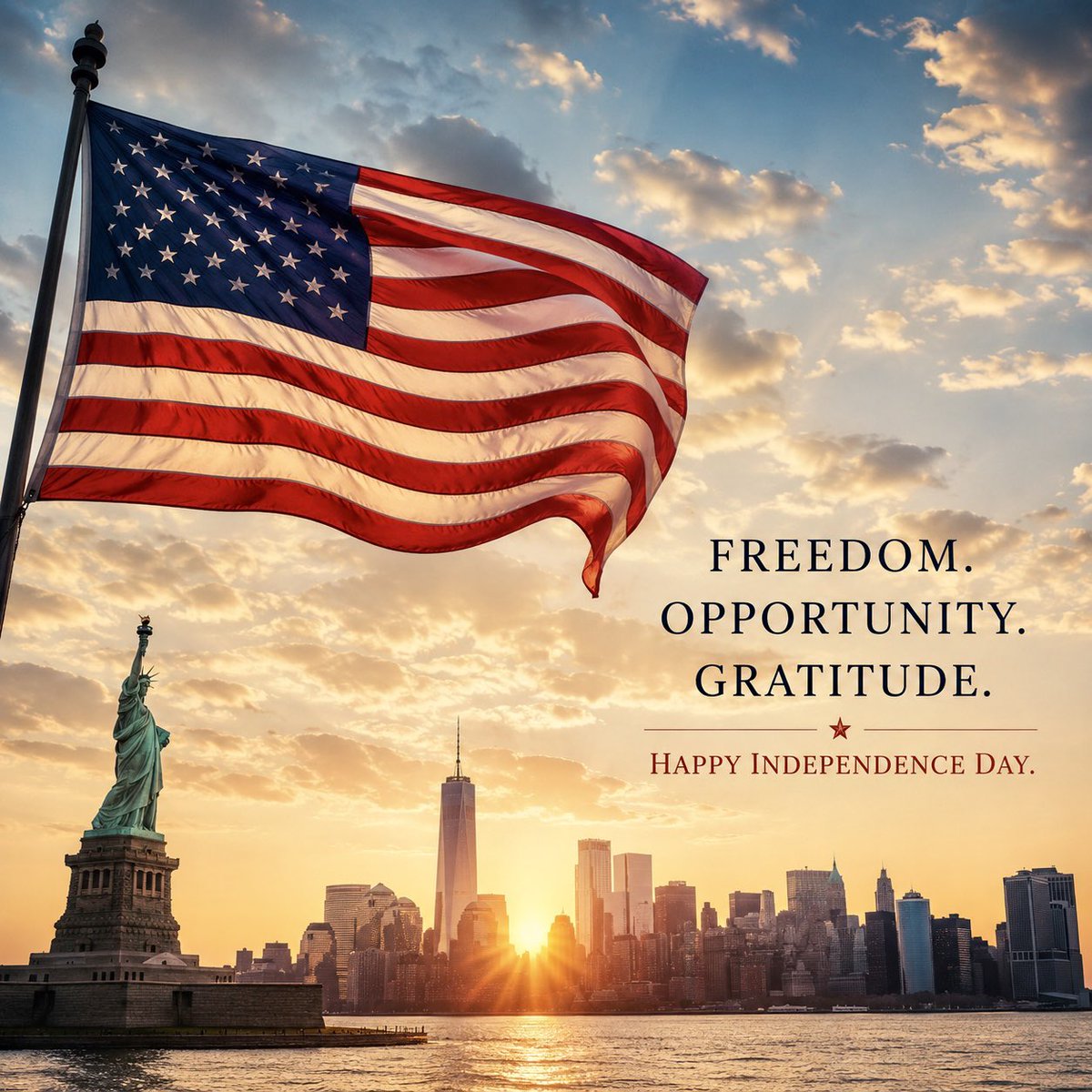 KashifMD's tweet photo. I will always be grateful to the United States of America.

As an immigrant, this country gave me an incredible education, the privilege of practicing as a physician, and the opportunity to build a life and raise my family with freedom of speech, religion, and conscience—freedoms I was sadly denied in my motherland of Pakistan.

America isn’t perfect, but its founding ideals continue to inspire millions around the world.

Happy Independence Day. 🇺🇸 Grateful to call this country home.