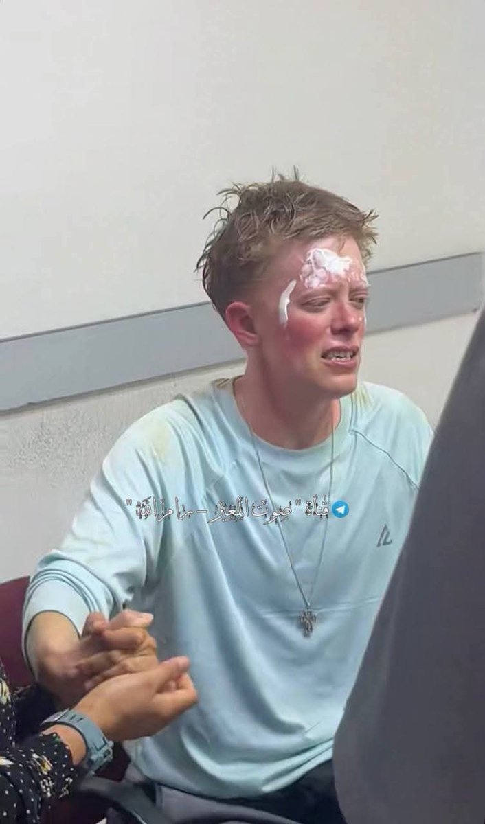 doctor_rahmeh's tweet photo. Jewish 'israeli' settlers physically assaulted and pepper sprayed international volunteers in the occupied West Bank.

The man is White Christian. The woman is Brown. Both likely Western citizens. What they do to Palestinians, they will do to everyone else. https://t.co/1sPCqGvdXT