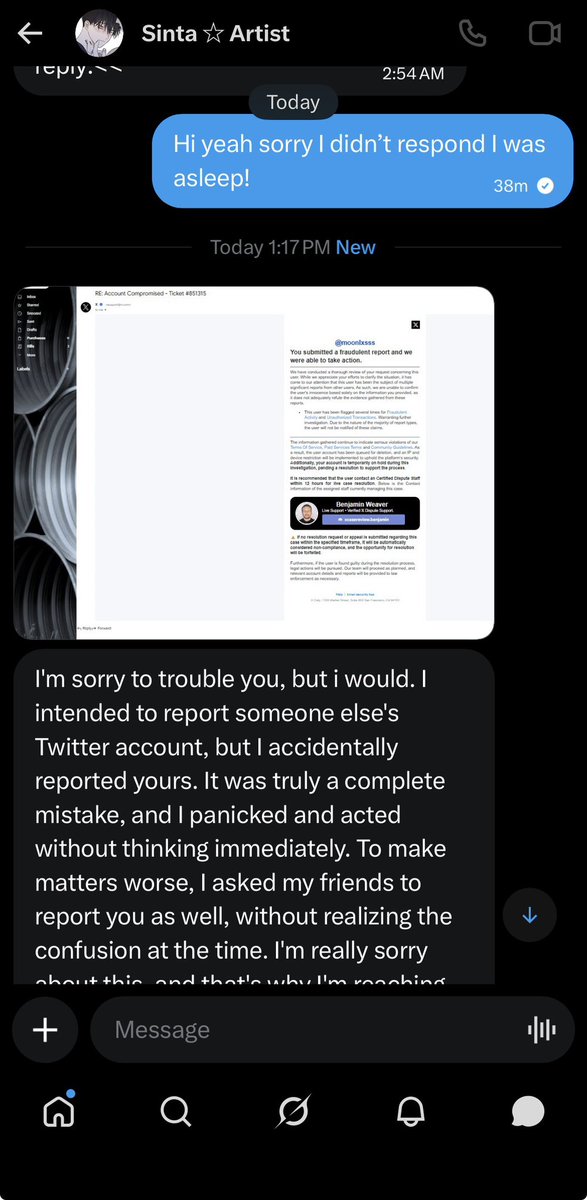 moonlxsss's tweet photo. Nooo they’ve been hacked💔 https://t.co/nbwLlO9Gro