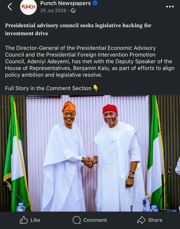 FinPlanKaluAja1's tweet photo. Do you know what it means for a foreign ambassador to go to a FEDERAL building and visit a FEDERAL official?

The embassy would have done its homework

1. Is he a fraudster? No, EFCC cleared him

2. Does he have Presidential backing? Yes, his organisation is listed not just in the FEDERAL budget but in the PRESIDENCY allocation in the Federal Budget

3. Is this a case of federal approval, federal budget, or impersonation? No, hehosted seminars in the FEDERAL capital attended by FEDERAL officers

The error made here was the President’s spokesman getting involved. Or now makes this a conspiracy. 

Next time you go to the embassy with VALID “official documents” and they are rejected, don't complain