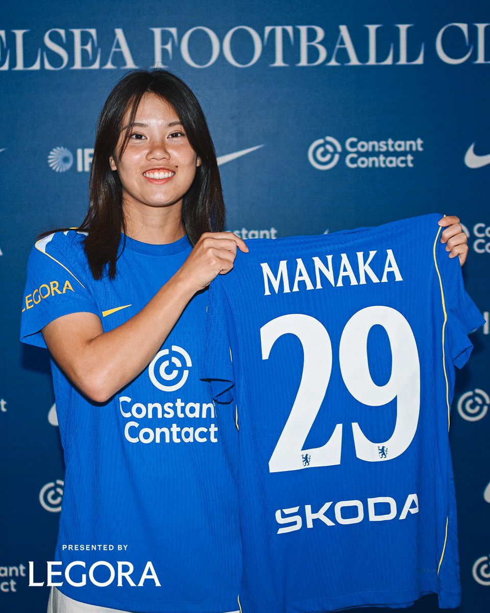ChelseaFCW's tweet photo. Welcome to CFCW, Manaka Matsukubo. 💙 https://t.co/H1xKBO4kPD