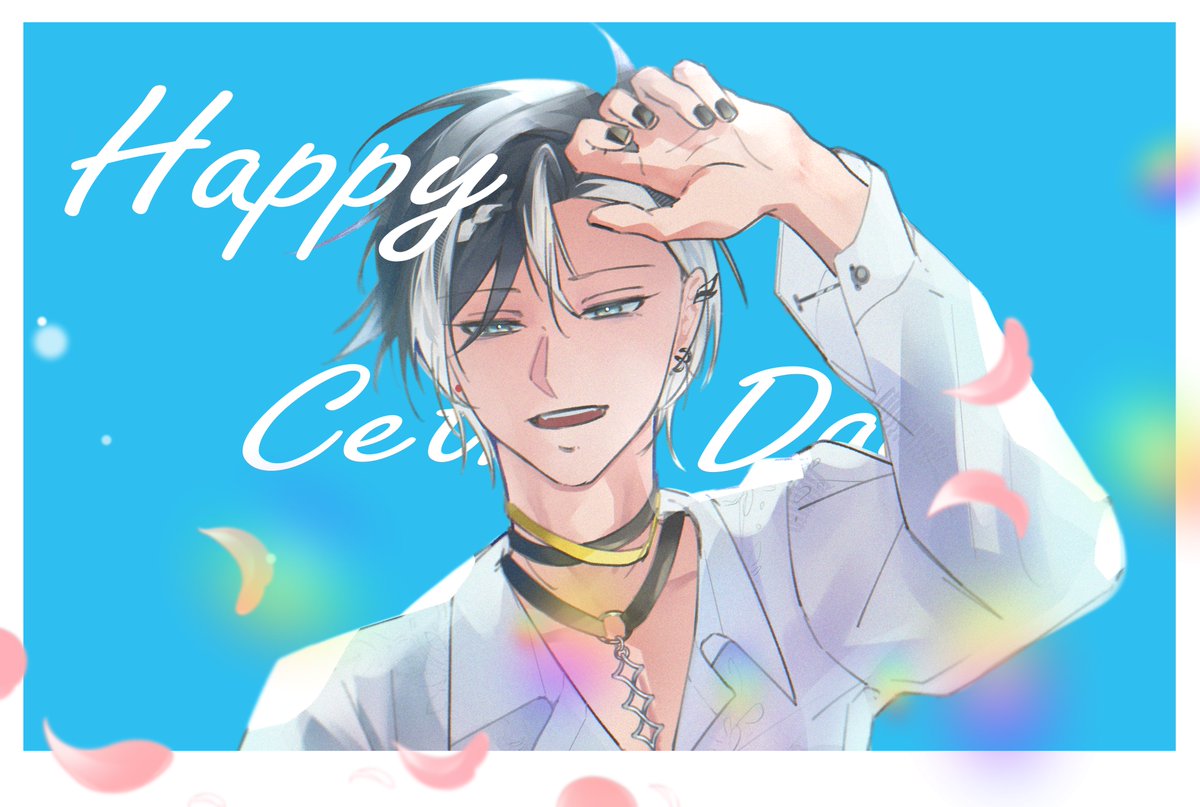 yuluL2lu's tweet photo. 只要我還沒睡今天就算7/3
因為現生忙碌只能稍微畫一下圖
生日快樂鴨阿珞！
願你平安順遂，以後還請繼���指教<3
#貳零貳珞 #CetroArt https://t.co/NFMhNuwkIZ