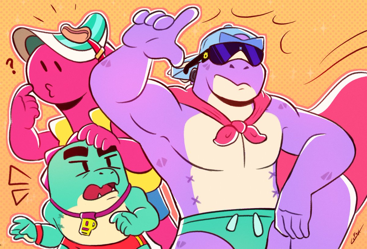 Glamstar_Fox's tweet photo. The rad trio! 💥✨
#BrawlStars #BrawlStarsArt https://t.co/0eH9wcOaAR
