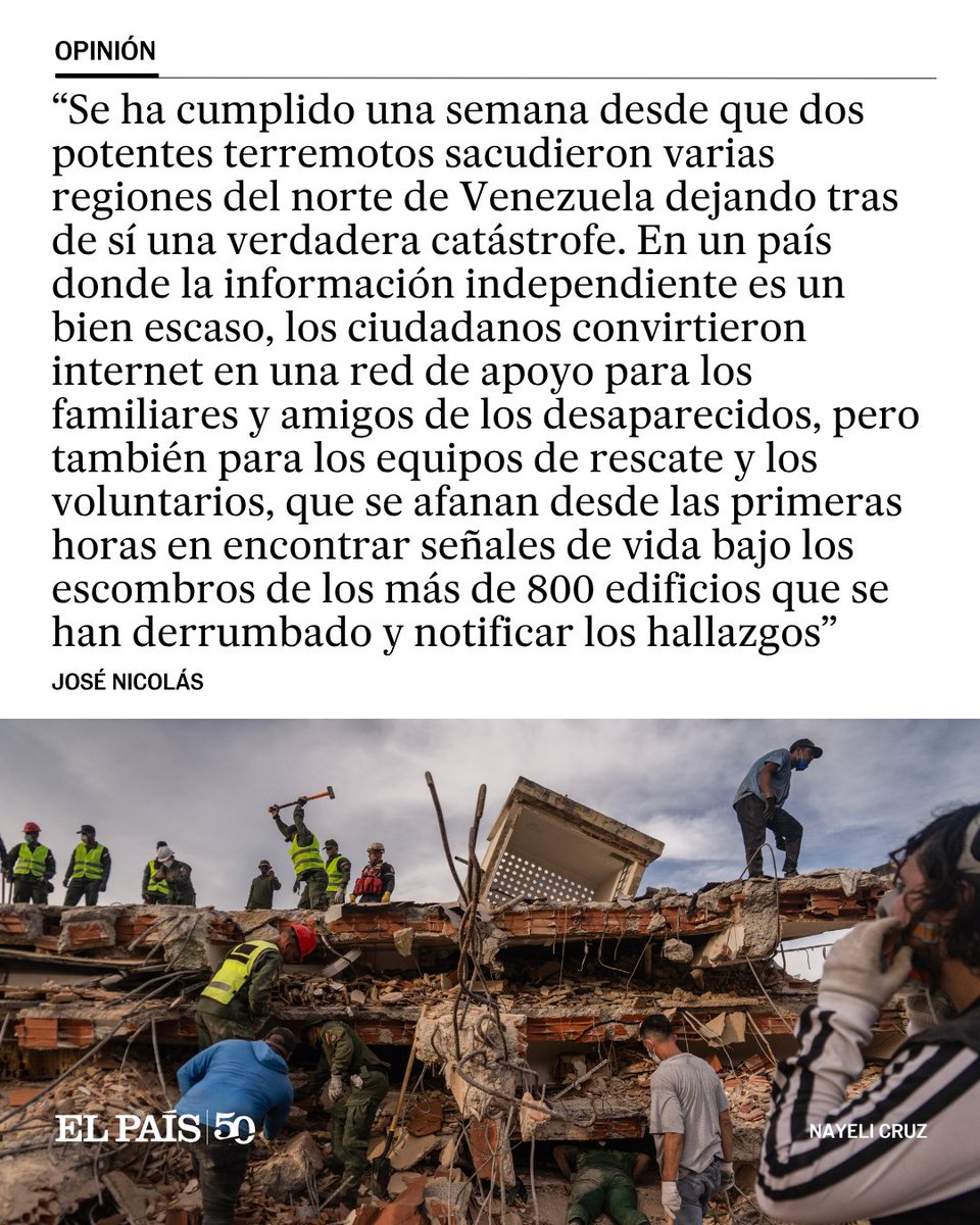 elpais_america's tweet photo. #RedDeRedes | Miles de venezolanos recurren a las redes sociales para identificar y localizar a los desaparecidos y suplir la falta de información oficial https://t.co/OFs5TgXve5 https://t.co/SBTmr5ebrP