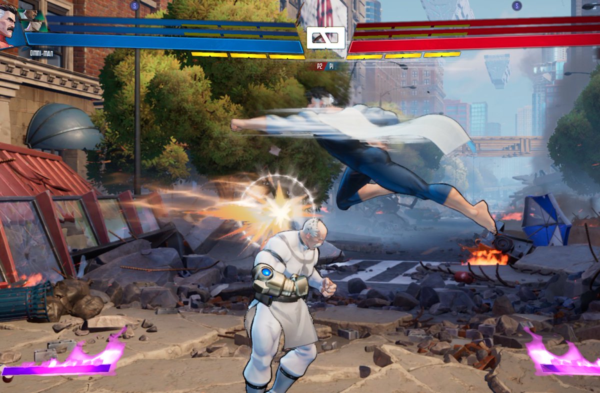 TheBromioGaming's tweet photo. These hitboxes are hurtboxes are like Multiversus V1. That Is Not A Good Thing... #invinciblevs @amazon @skyboundgames Are we getting a fix? https://t.co/OfWpU2T2v4