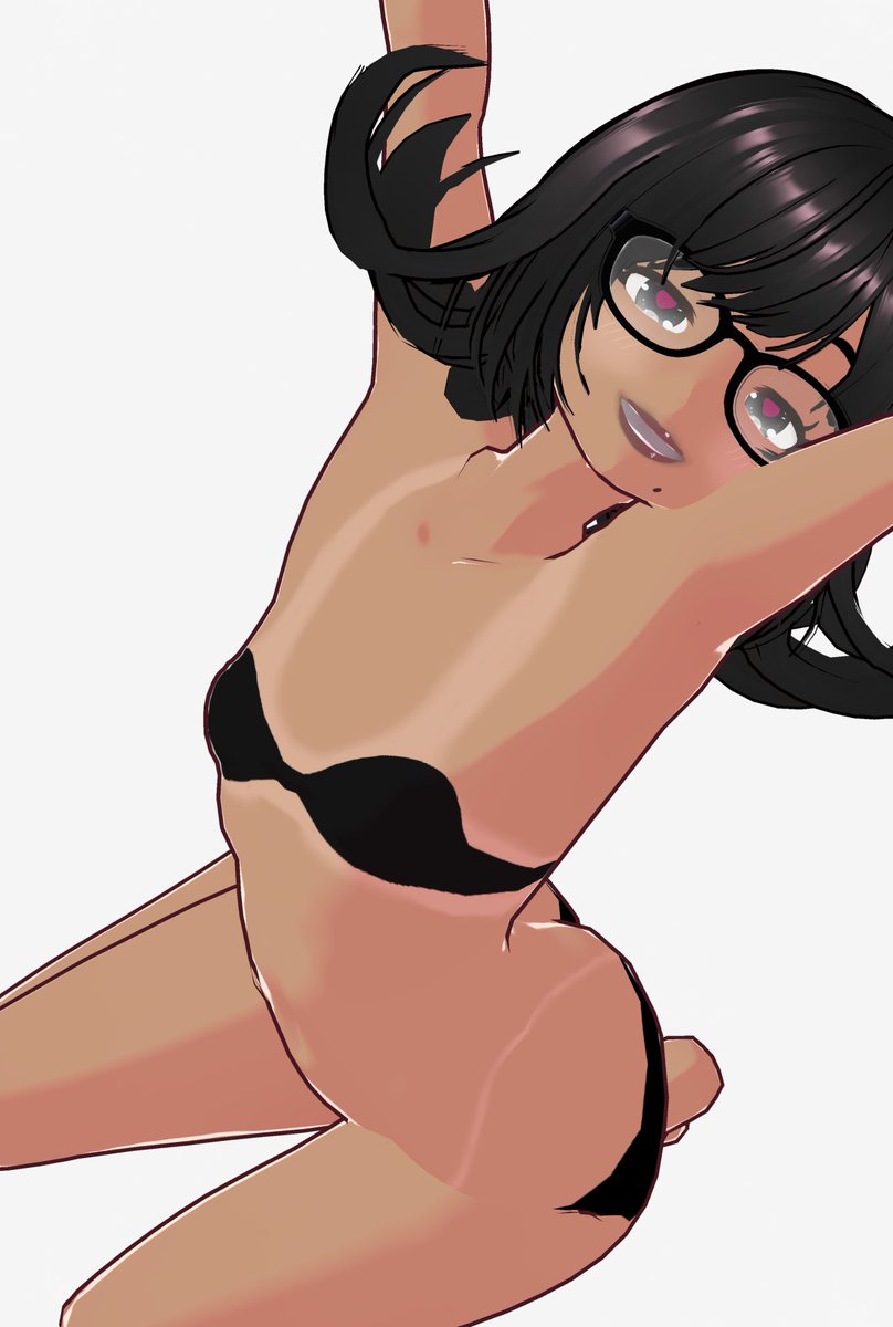 Skaeltr's tweet photo. From 2D to 3D 🥰 
I was forgetting her tan lines 💓 https://t.co/YO5uMdoooL