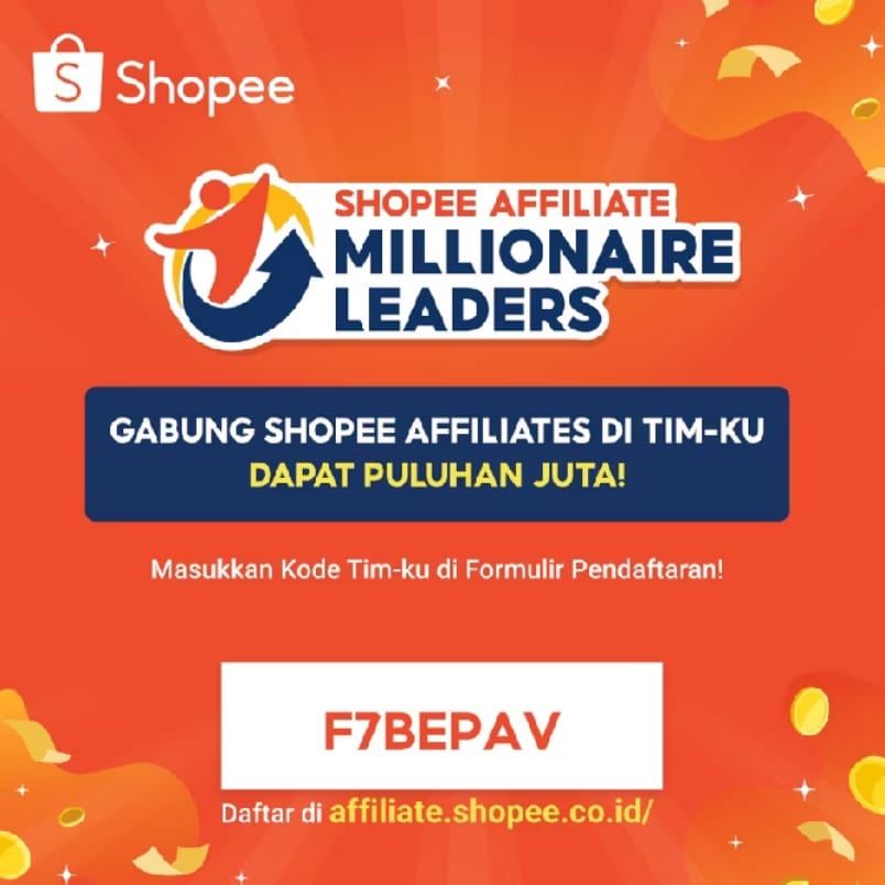 shopeeidmall's tweet photo. Yuk, gabung Shopee Affiliate Program di tim-ku buat dapat komisi PULUHAN JUTA!
Daftar Sekarang:https://t.co/J3buK4KDaL
Kode Tim:F7BEPAV https://t.co/e1loQwfYcm