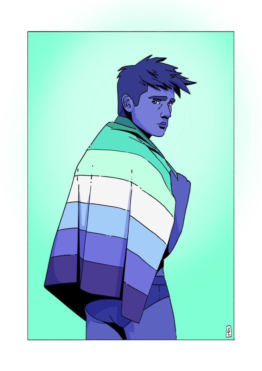Piloulepou's tweet photo. Not just a flag. 

#gayart #queerart #gayboy #lgbt https://t.co/733Kkhm24U