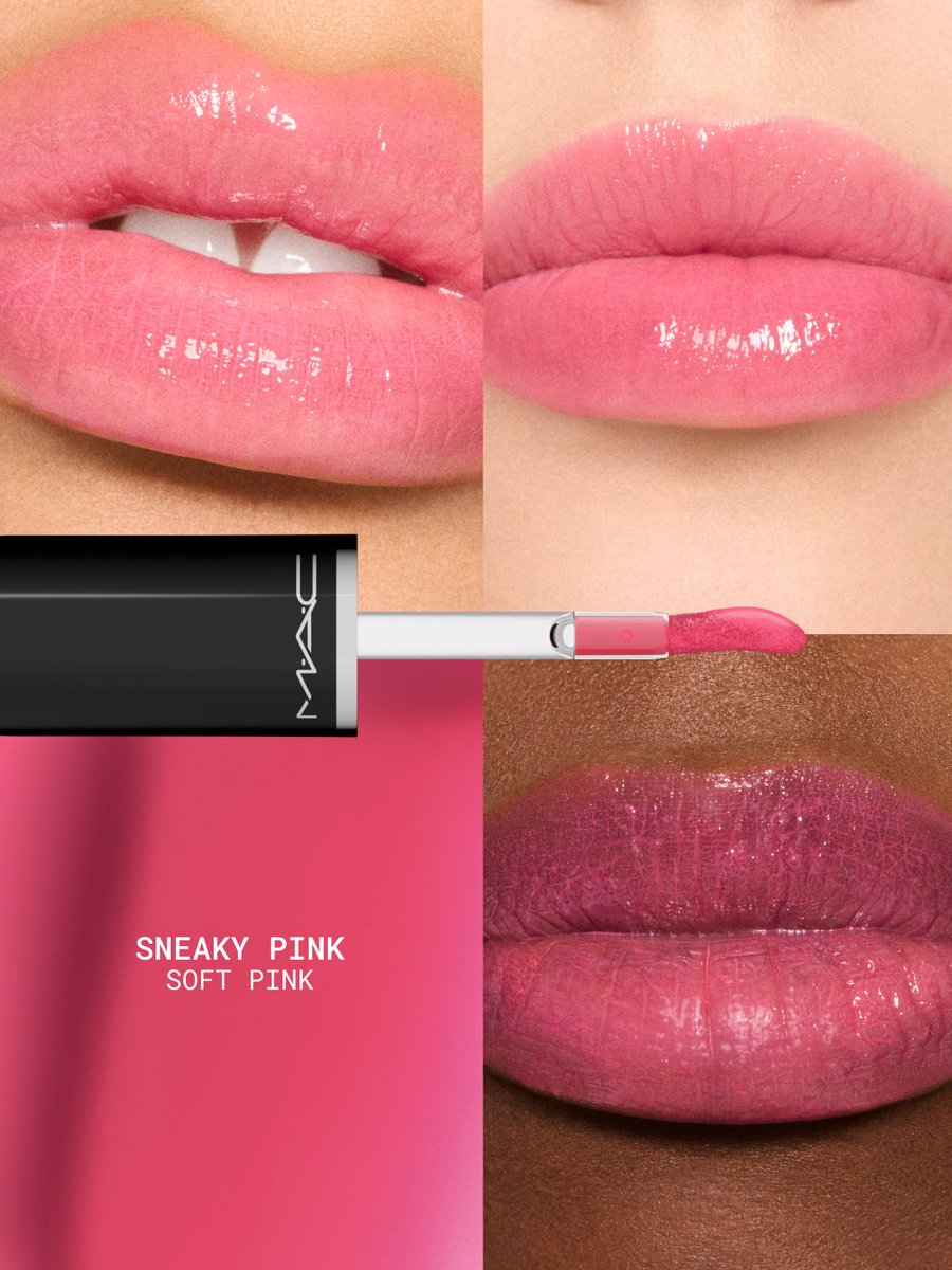MACcosmetics's tweet photo. Juicy shine. Visibly plumper-looking lips. No stickiness.

Swipe on our new MAC Lustreglass StainGlass Lip Tint for 12HR stained glass color. More shades available online.

Available now in select regions. Launching in US + Canada on 8.2.2026.
#MACLustreglass https://t.co/OK0ukRx11y