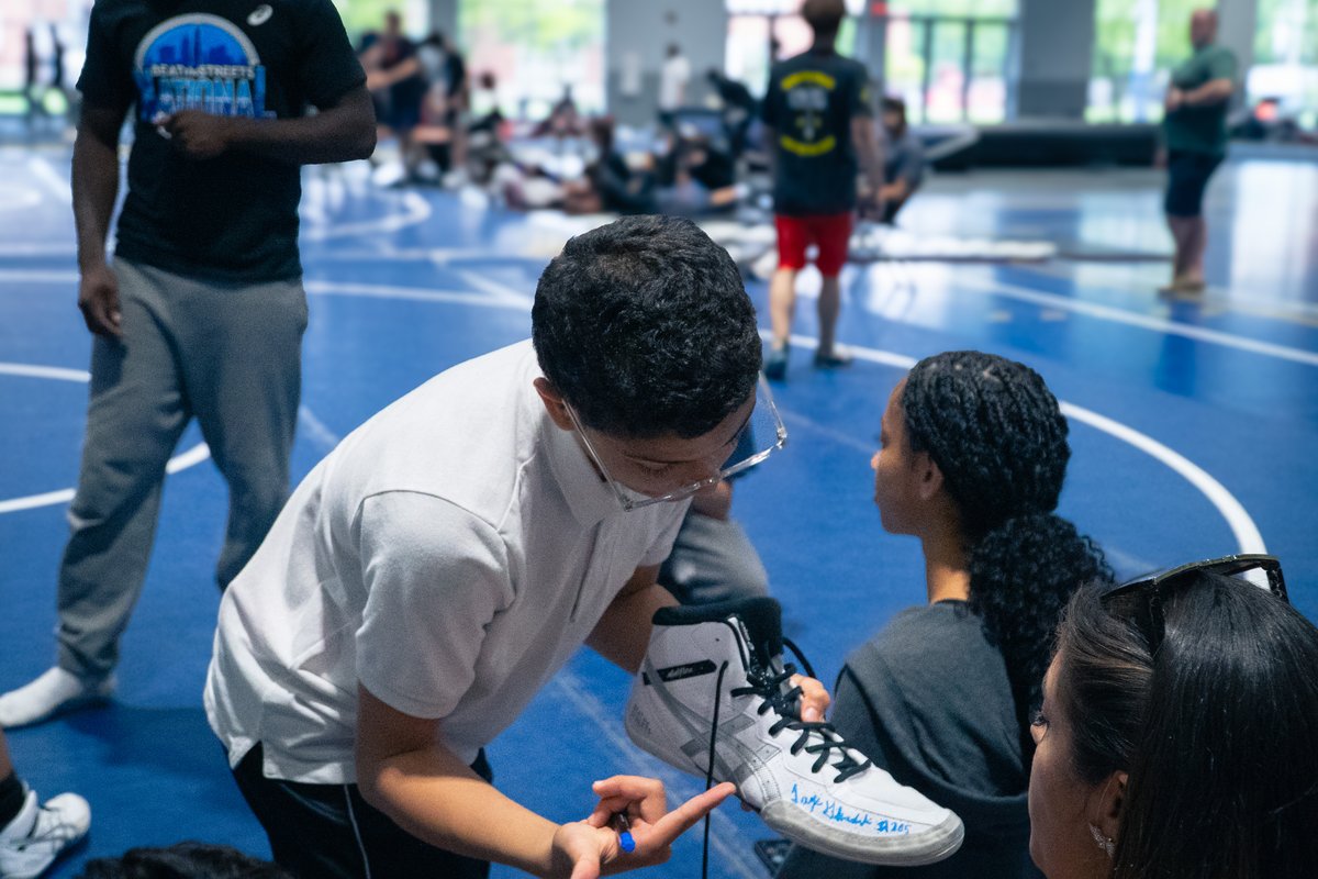 BeattheStreetsN's tweet photo. Thank you to @Gear2Compete for supporting the 2026 #BeatTheStreets National Enrichment Camp &amp; Duals and ensuring our student-athletes are fully equipped once they take the mat! https://t.co/TqHCVw1fOY