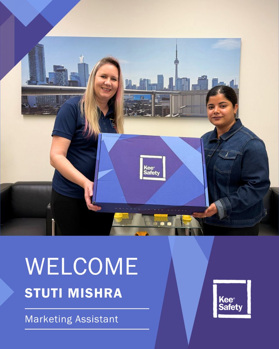KeeSafety_CA's tweet photo. Shout out to the newest team members! 🎉
Our warmest welcome to our new Marketing Assistant, Stuti Mishra. Welcome to the team! 👏
#KeeSafety #NewEmployee #TeamKeeSafety #FallProtection #SafeAccess #Safety #SafetySolutions #WorkingatHeight #NewHires https://t.co/mhgshFWSnE
