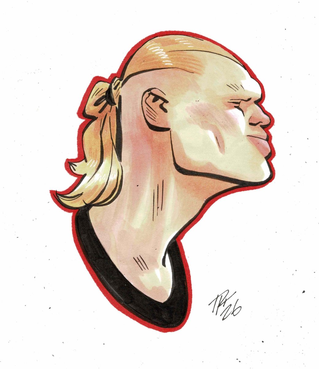 tomreillyart's tweet photo. Haaland https://t.co/cCyyWTwfO5