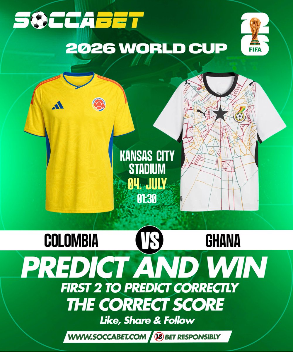soccabet's tweet photo. Your favorite predict and win is backkk
Make sure you follow the soccabet account,use the hashtag and predict early correctly to win. #soccabetworldcup #BetWithSoccabet https://t.co/cSl7Tlm883