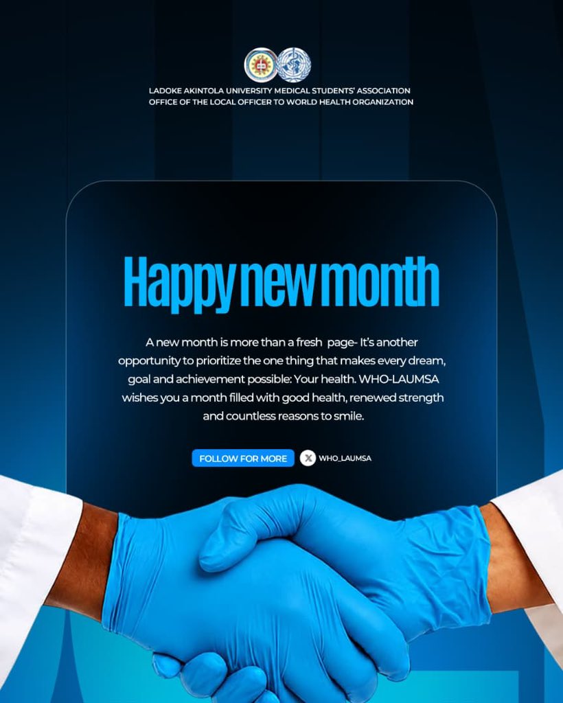 WHOLAUMSA2026's tweet photo. Happy new month! Welcome to July. 💙
Wishing you a month of good health, good people and good progress.
#WelcomeToJuly #HappyNewMonth #LAUMSA #July2026

Join our community:

*WhatsApp* - https://t.co/Aav7l4PKjH

*Newsletter* - https://t.co/cGUhmoodbA https://t.co/7Pfq1g5hAQ